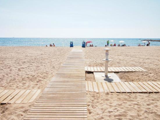Apto Con Piscina En La Playa Cerca De Vlc Con Ac Puzol Εξωτερικό φωτογραφία